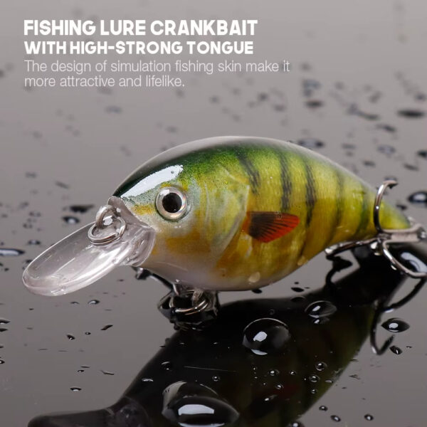 3/5pcs Rattling Noise Bionic Crankbaits Fishing Lure Set - 图片 2
